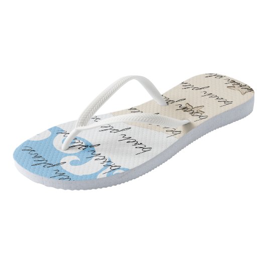 Volwassen Teenslippers "Star Shells, Beach Please" (Schuin)