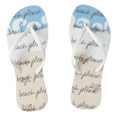 Volwassen Teenslippers "Star Shells, Beach Please" (Voetbed)