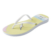 Volwassen Teenslippers "strand alstublieft" Teensl (Schuin)