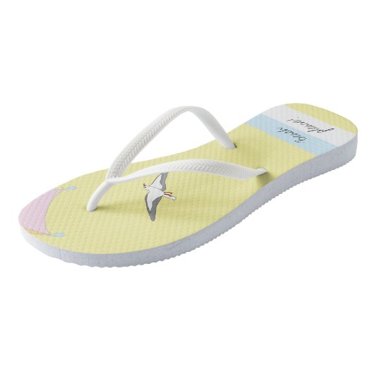 Volwassen Teenslippers "strand alstublieft" Teensl (Schuin)
