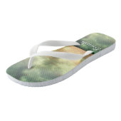 Volwassen Teenslippers van de Zomer Sky, brede rie (Schuin)