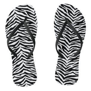 Volwassen Teenslippers-Zebra afdrukken Teenslippers