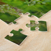 Volwassen tijger die zich voortplant onder heldere legpuzzel (Zijkant)