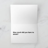 Volwassen Verjaardag Kaart (Binnen)