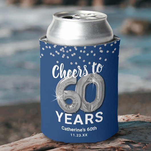 Volwassen Verjaardag Proost op 60 jaar Blikjeskoeler