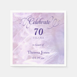 Volwassen verjaardagsfeest standaard cocktail serv servet