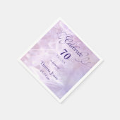 Volwassen verjaardagsfeest standaard cocktail serv servet (Hoek)