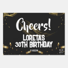 Volwassen Verrassing Verjaardag Wrapping Papier Zw