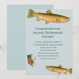 Volwassen Vis Thema Feest Uitnodigingen