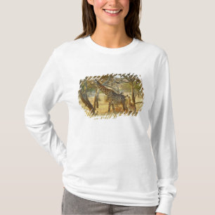 Volwassen vrouwelijke en jonge giraffe, Giraffa T-shirt
