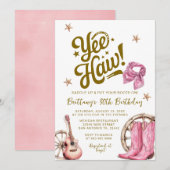 Volwassen Westerne Rustieke 30e Cowgirl Verjaardag Kaart (Voorkant / Achterkant)