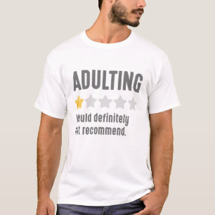 Volwassen worden t-shirt