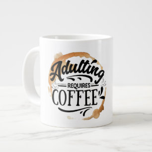 VOLWASSEN WORDEN VEREIST COFFIE - COFFIE LIEFDE GROTE KOFFIEKOP