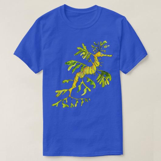 Volwassen Zee Dragon wit T-shirt (Design voorkant)