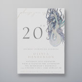 Volwassen Zeemeermin ELKE verjaardagsfeestuitnodig