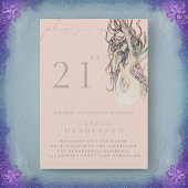 Volwassen Zeemeermin ELKE verjaardagsfeestuitnodig