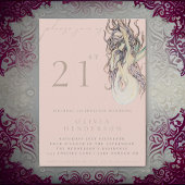 Volwassen Zeemeermin ELKE verjaardagsfeestuitnodig