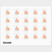 Volwassen zijn is moeilijk cake sticker - Grappige (Vel)
