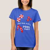 Volwassen zomerpool T-shirt (Voorkant)