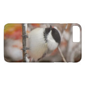 Volwassen zwartkapmees in de sneeuw Case-Mate iPhone case (Achterkant (Horizontaal))