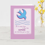 Volwassenblaasdoef op roze kaart (Gele Bloem)