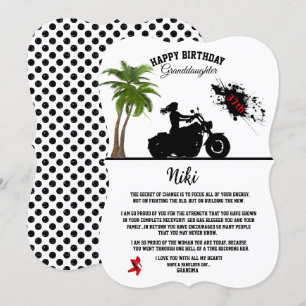 Volwassendochter Birthday Uitnodiging