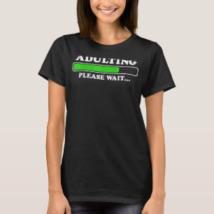 Volwassene 18e Verjaardag Cadeau 18 Jaar Oud Meisj T-shirt