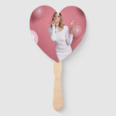 Volwassene 40e verjaardag foto gepersonaliseerd handwaaier (Achterkant)