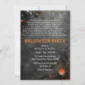 Volwassene Donkergrijs Halloween Gedicht Kaart (Voorkant)