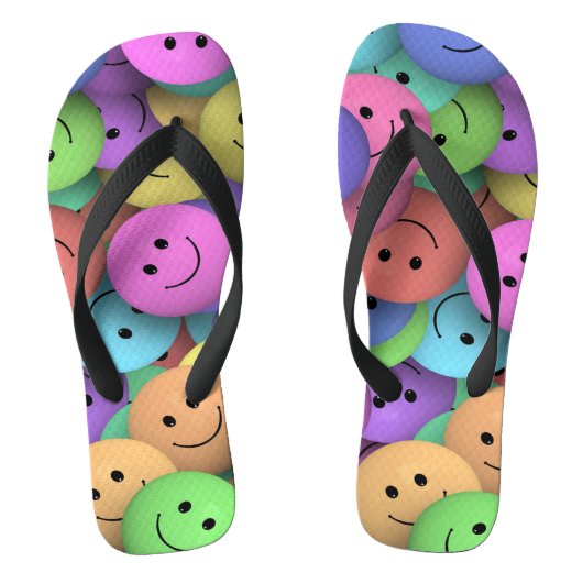Volwassene, Flip Flops met brede bandjes (Voetbed)
