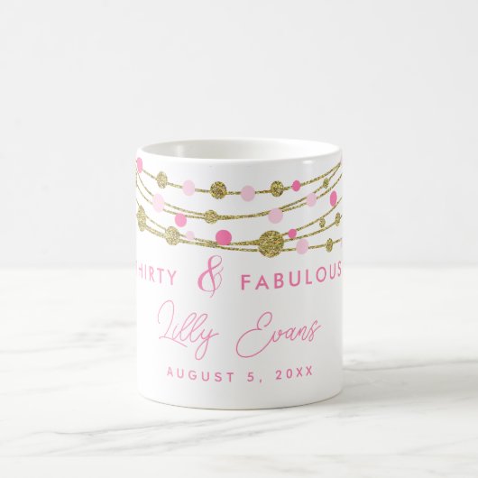 Volwassene Grote Verjaardag Mok (Center)