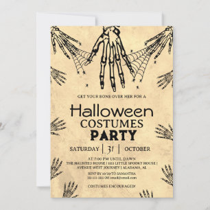 Volwassene Vintage Gothic botten Halloween Kostuum Kaart