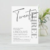 Volwassenen 21 22 23 24 25 26 27 28 29 kaart (Staand voorkant)