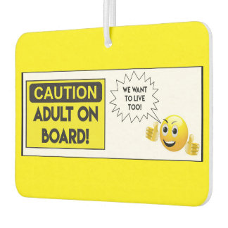 Volwassenen aan boord luchtverfrisser