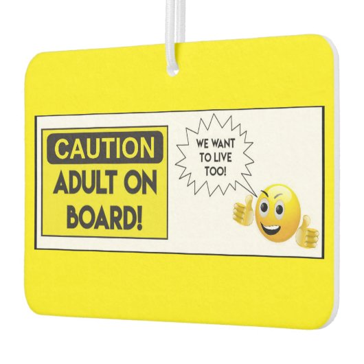 Volwassenen aan boord luchtverfrisser (Links)