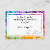 Volwassenen ALLEEN etherische bloei Informatiekaartje (Achterkant)