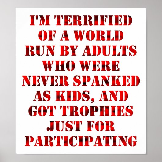 Volwassenen Als Kinderen Grappige Poster (Voorkant)