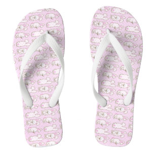 Volwassenen, brede Teenslippers/Bunnies Teenslippers