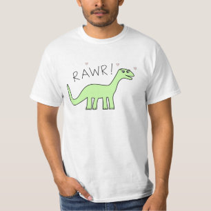 Volwassenen Bronto Rawr Shirten T-shirt