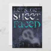 Volwassenen Drink uitnodiging van Ghodure Hallowee (Voorkant)