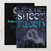 Volwassenen Drink uitnodiging van Ghodure Hallowee (Voorkant / Achterkant)