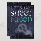 Volwassenen Drink uitnodiging van Ghodure Hallowee (Voorkant / Achterkant)