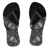 Volwassenen, dunne Teenslippers/schedels Teenslippers (Voetbed)