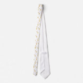 Volwassenen en Baby Giraffe. Cartoon Stropdas (Achterkant)