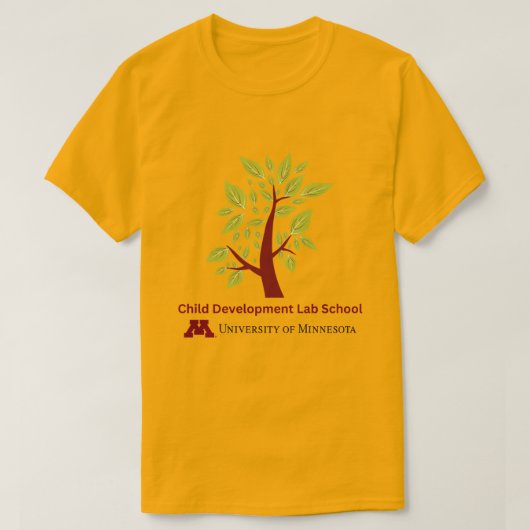 Volwassenen Gouden CDLS Logo T-shirt (Design voorkant)