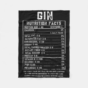 Volwassenen Grappige Voedingsfeiten Matching Group Fleece Deken