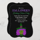 Volwassenen Halloween Birthday Party Kaart (Voorkant / Achterkant)