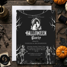 Volwassenen Halloween-feest Vintage Gotische Skele