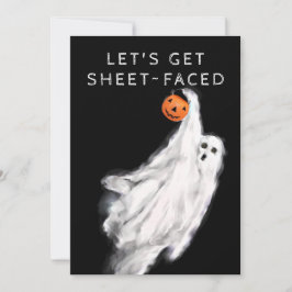 Volwassenen Halloween-feestuitnodigingen Kaart