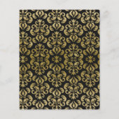 Volwassenen Halloween Gothic Skull Uitnodiging (Achterkant)